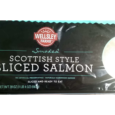 Salmon, Sliced