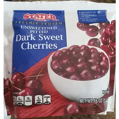 Unsweetened Pitted Dark Sweet Cherries