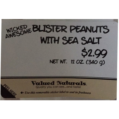 Blister Peanuts with Sea Salt