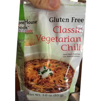 Gluten Free, Classic Vegetarian Chili