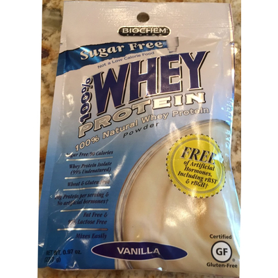 Sugar Free 100% Whey Protein Powder, Vanilla