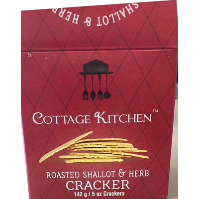 Roasted Shallot & Herb Crackers