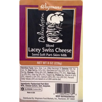 Lacey Swiss Cheese
