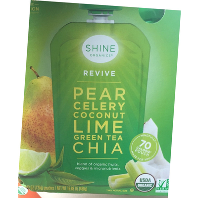 Pear Celery Coconut Lime Green Tea Chia
