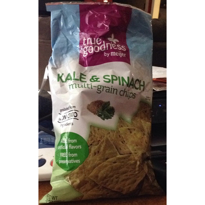 Kale and Spinach, Multi-Grain Chips