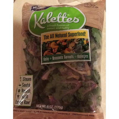 Kalettes Salad, Kale, Brussels Sprouts