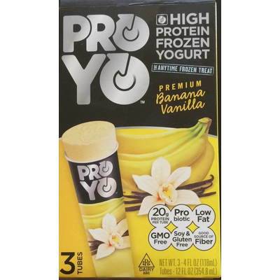 Frozen Yogurt, High Protein, Banana Vanilla
