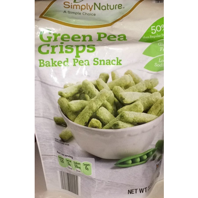 Green Pea Crisps, Baked Pea Snack