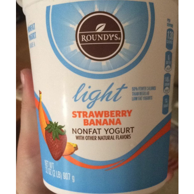Nonfat Yogurt, Strawberry Banana