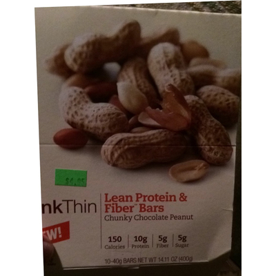 Protein & Fiber Bars, Chunky Chocolate Peanut