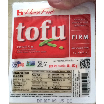 Premium Tofu, Firm