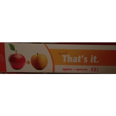 Nutrition Bar, Apples + Apricots