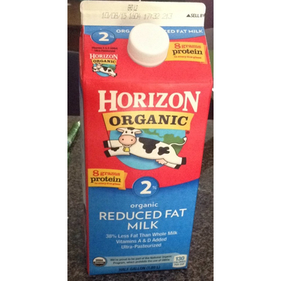 Organic Milk, Reduced Fat