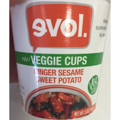 Veggie Cups, Ginger Sesame Sweet Potato
