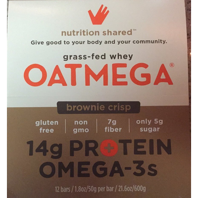 Whey Oatmega Bar, Brownie Crisp
