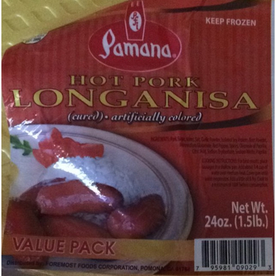 Hot Pork Longanisa