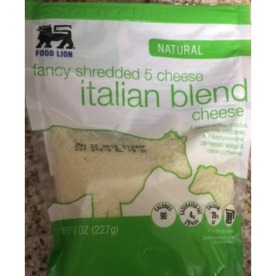 Fancy Shredded 5 Cheese Italian Blend Cheese