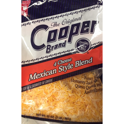 4 Cheese, Mexican Style Blend