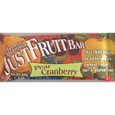 Just Fruit Bar, Pear Cranberry