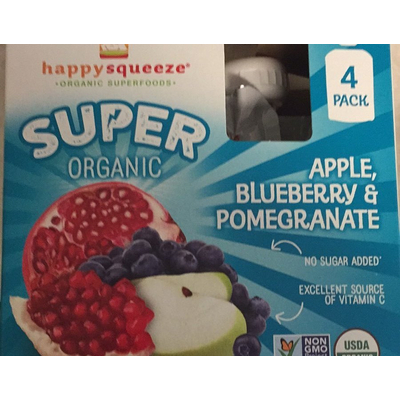 Super Organic, Apple, Blueberry & Pomegranate