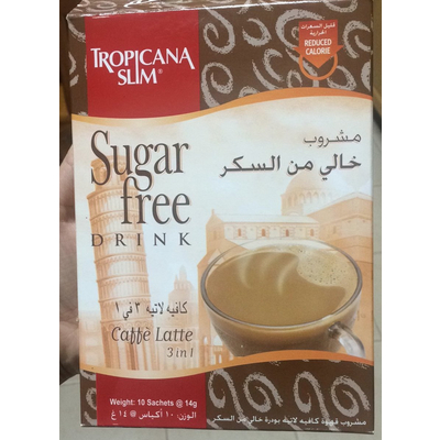 Sugar Free Drink, Caffe Latte