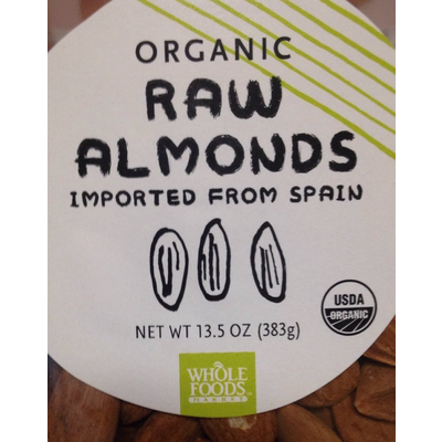 Organic Raw Almonds