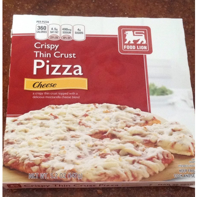 Crispy Thin Crust Pizza, Cheese