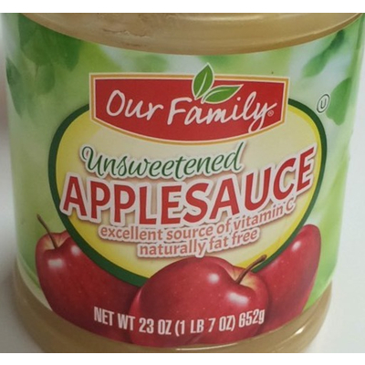 Unsweetened Applesauce