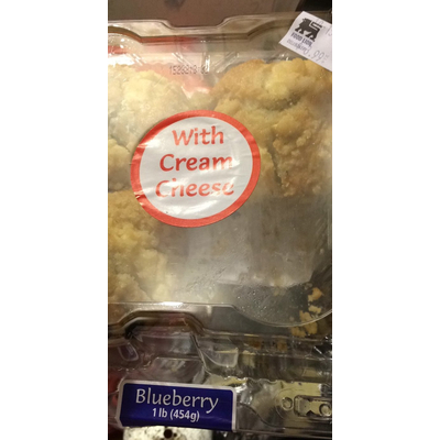 Blueberry Muffin with Cream Cheese