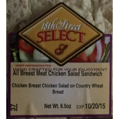 All Breast Meat Chicken Salad Sandwich