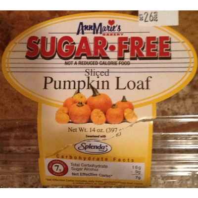 Sliced Pumpkin Loaf