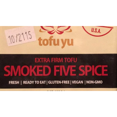Extra Firm Tofu, Smoked Five Spice