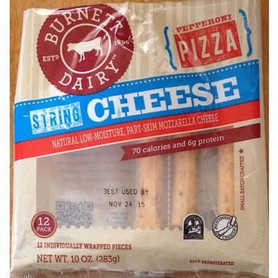 String Cheese, Pepperoni Pizza