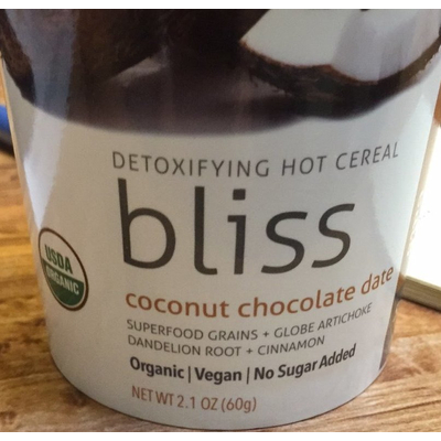 Detoxifying Hot Cereal, Coconut Chocolate Date