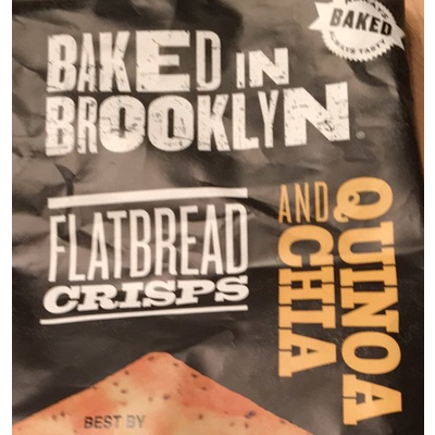 Flatbread Crisps, Quinoa and Chia
