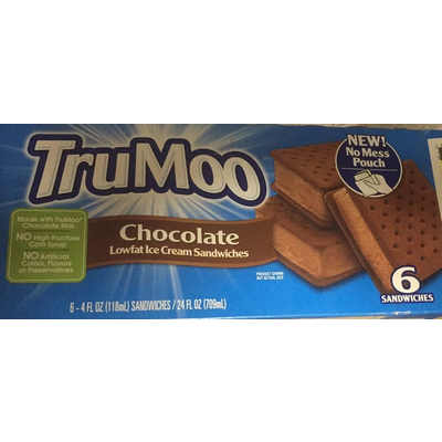 Lowfat Ice Cream Sandwich, Chocolate