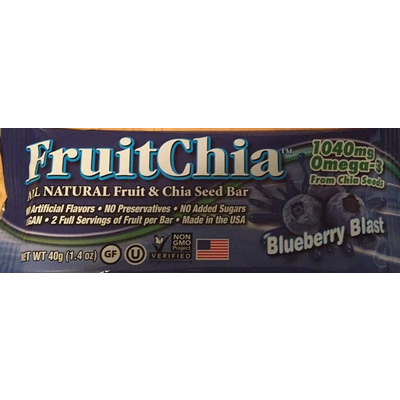 Fruit&Chia Seed Bar, Blueberry Blast