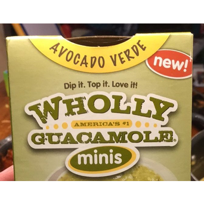 Guacamole Dip, Avocado Verde, Minis