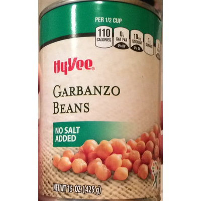 Garbanzo Beans, No Salt Added