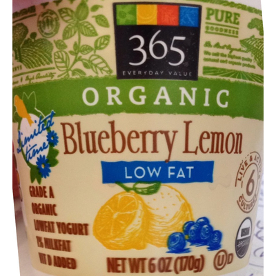 Organic Blueberry Lemon