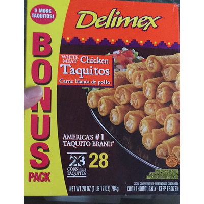White Meat Chicken Taquitos