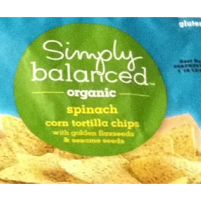 Spinach Corn Tortilla Chips