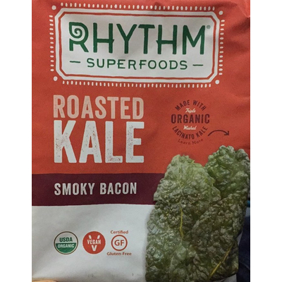Roasted Kale, Smoky Bacon