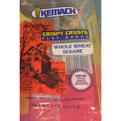 Crispy Crusts Flat Bread, Whole Wheat Sesame