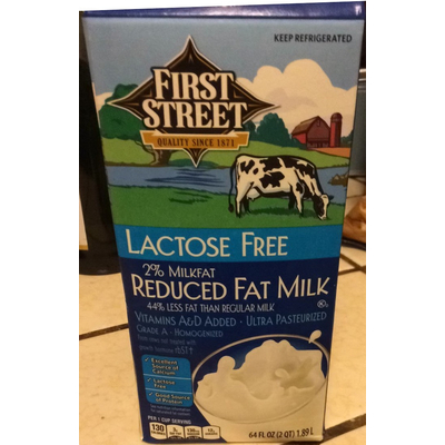 Lactose Free Reduced Fat Milk