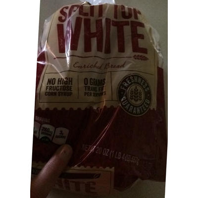 Split Top White Bread