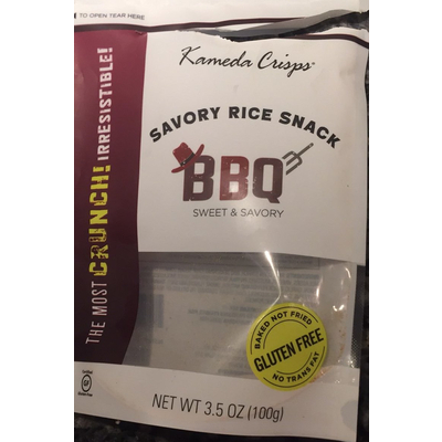Savory Rice Snack, BBQ