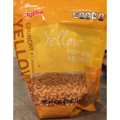 Yellow Popcorn Kernels