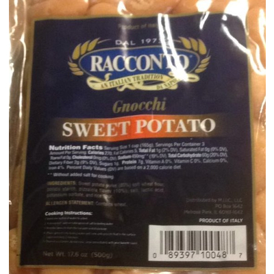 Gnocchi Sweet Potato