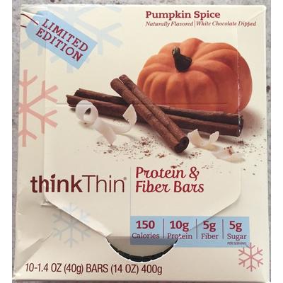 Protein & Fiber Bar, Pumpkin Spice